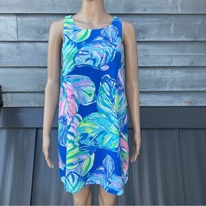 Lilly Pulitzer Dress Casa Del Sol Jackie Silk Shift Dress Womens XS